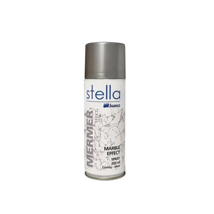 Stella Sprey Mermer Efekt Gümüş