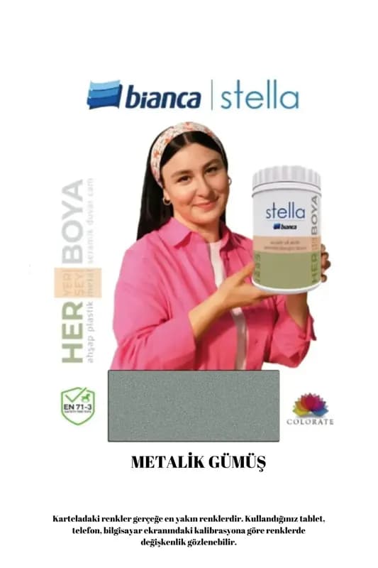Stella Metalik Gümüş