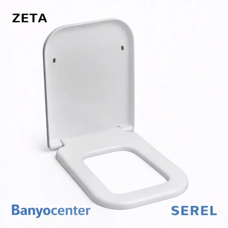 Zeta Yavaş Kapanır Klozet Kapağı
