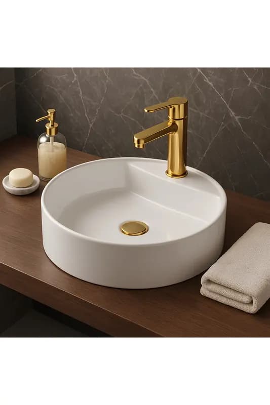 Newarc New Line Lavabo, Batarya Delikli
