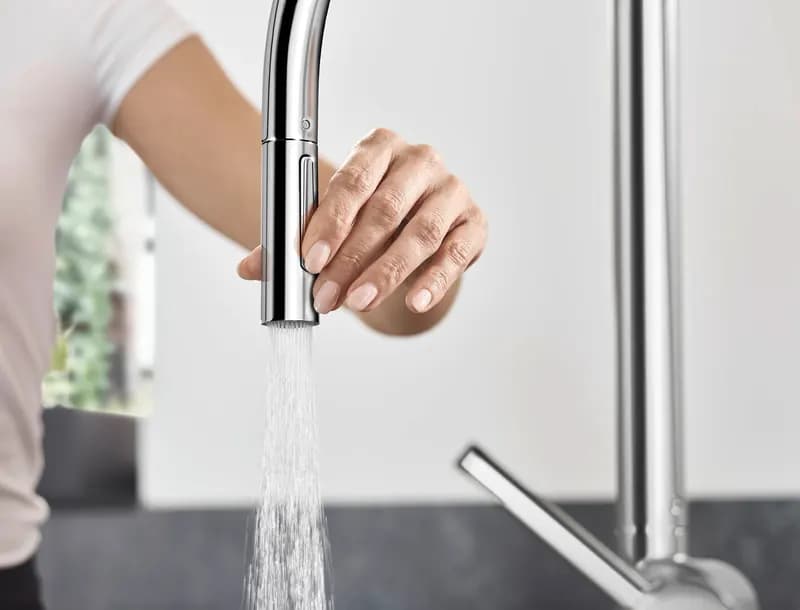 Hansgrohe Talis M54 Tek Kollu Eviye Bataryası 210 El Duşu