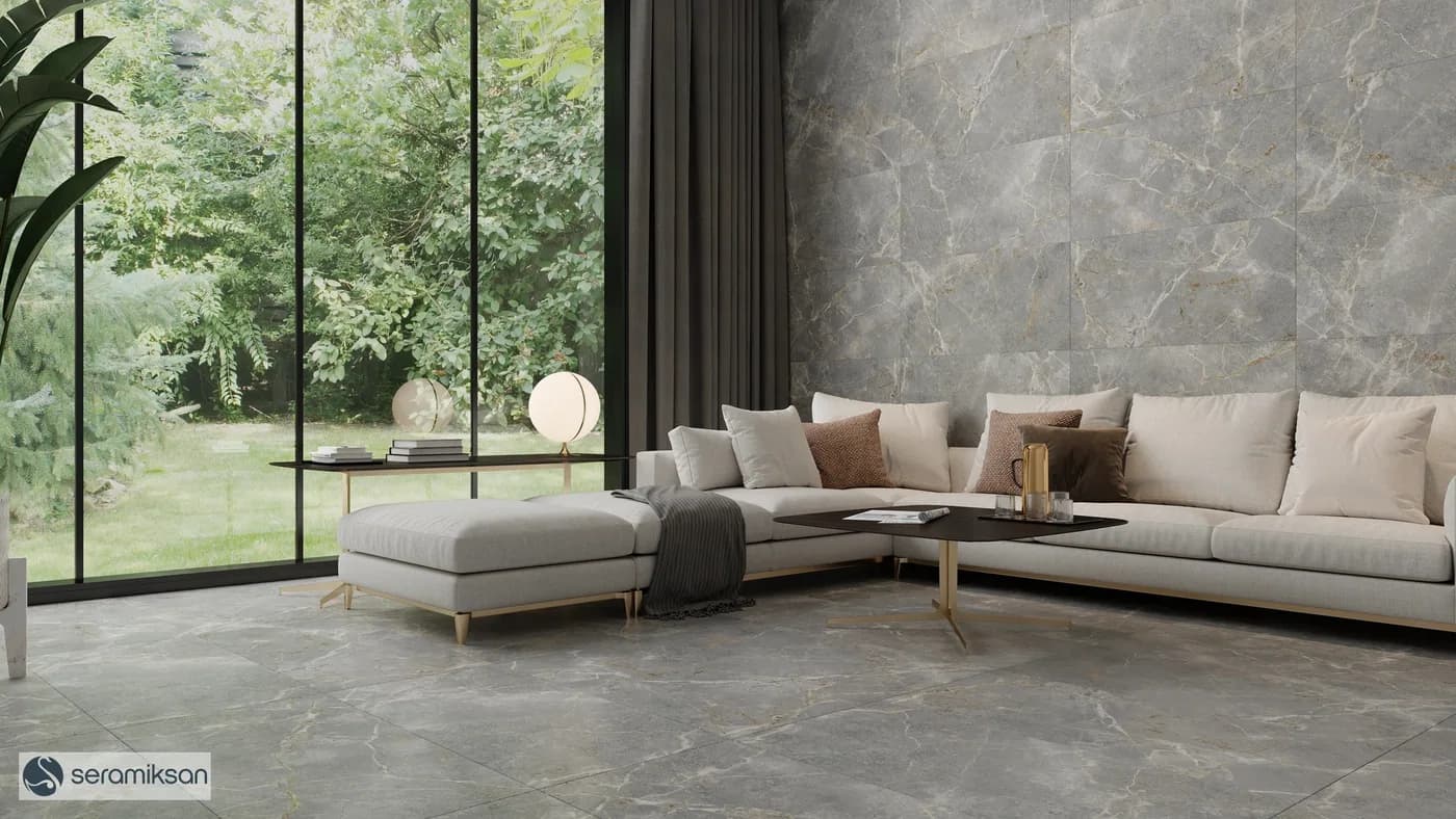 Seramiksan Harmony Dark Gray — serinin uygulama görseli