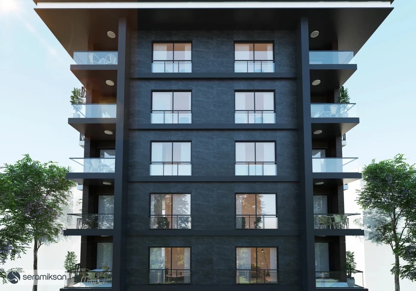 Seramiksan Milano Beige — serinin uygulama görseli