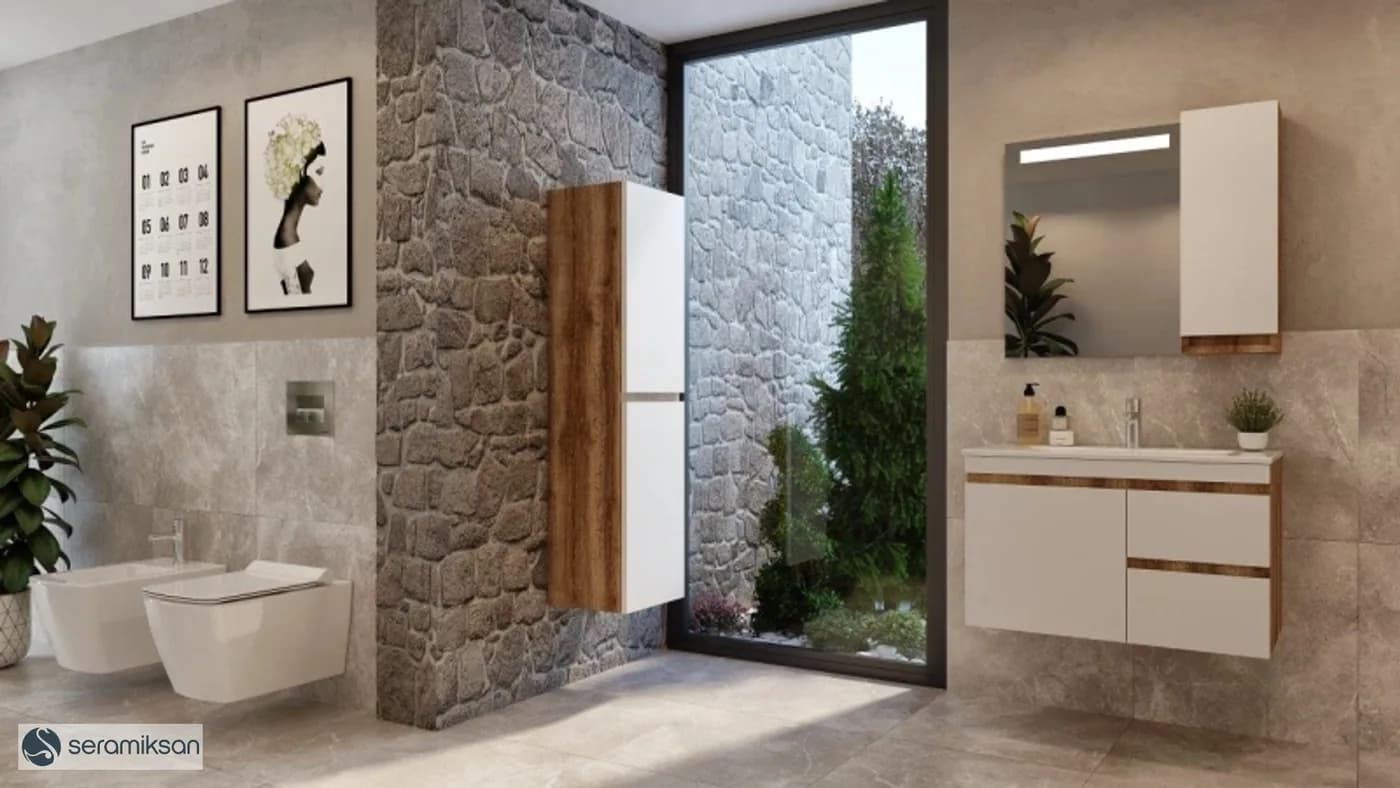 Seramiksan Aspendos Beige — serinin uygulama görseli