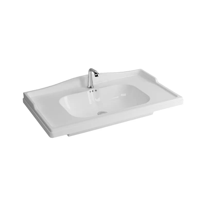Newarc Elite Tek Delikli Etajerli Lavabo görsel 2