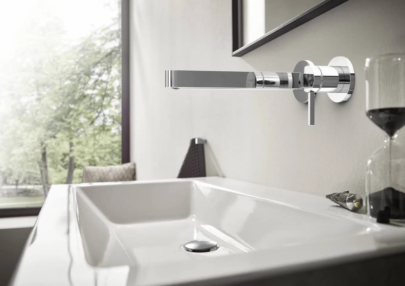 Hansgrohe Finoris Tek Kollu Lavabo Bataryası görsel 4