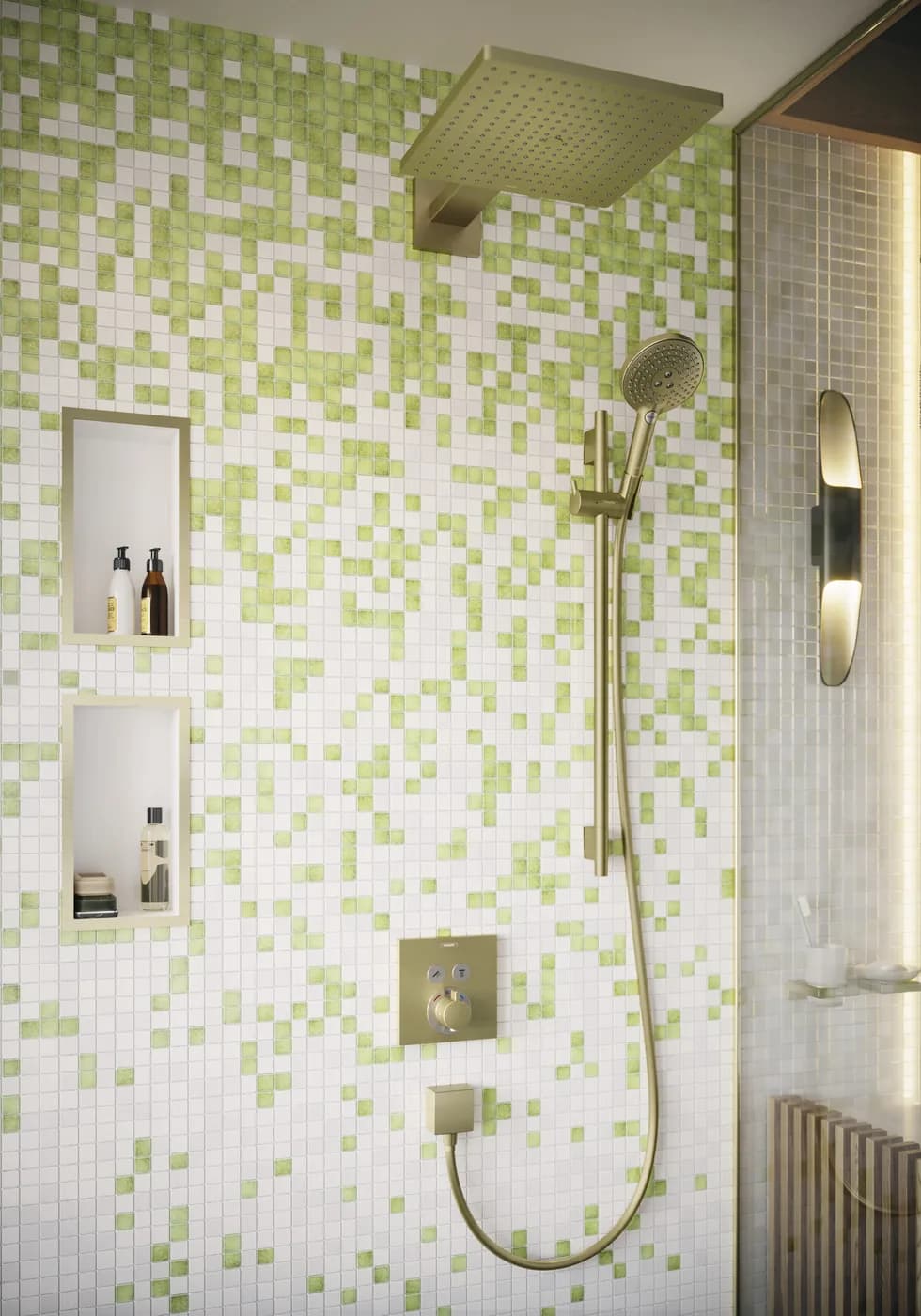 Hansgrohe Raindance E 300 1 Jet Tepe Duşu Duş Dirseği görsel 3