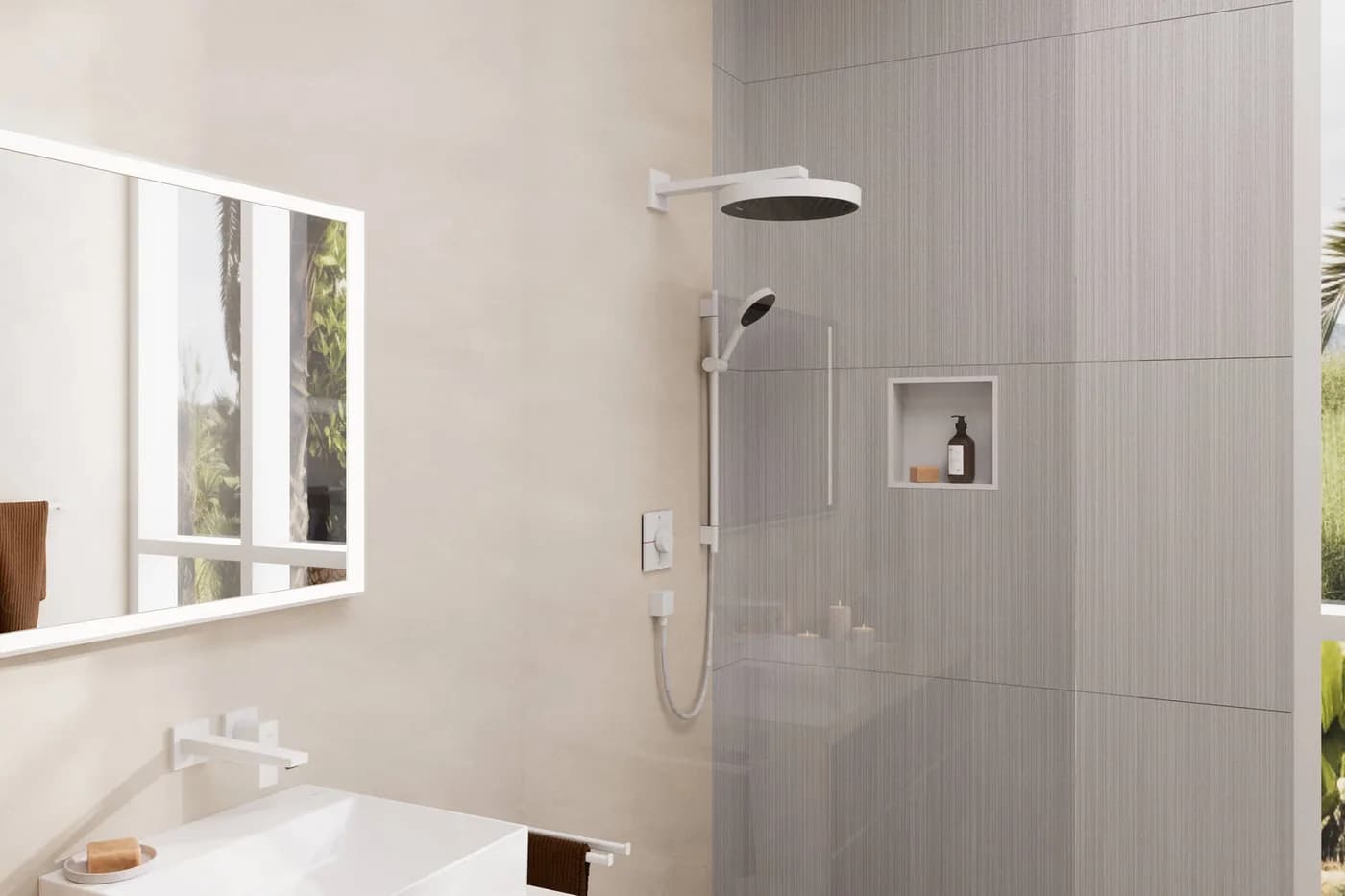 Hansgrohe Fixfit S Square Duş Çıkış Dirseği Çekvalf görsel 5