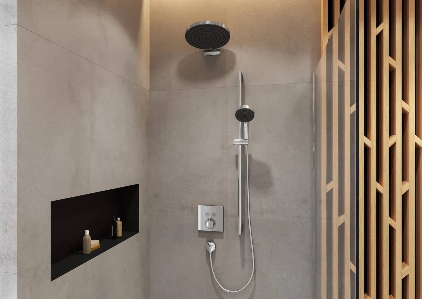 Hansgrohe Duvar Bağlantısı For Pulsify Tepe Duşu 260 görsel 3