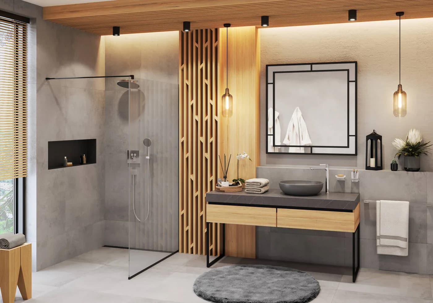 Hansgrohe Duvar Bağlantısı For Pulsify Tepe Duşu 260 görsel 4