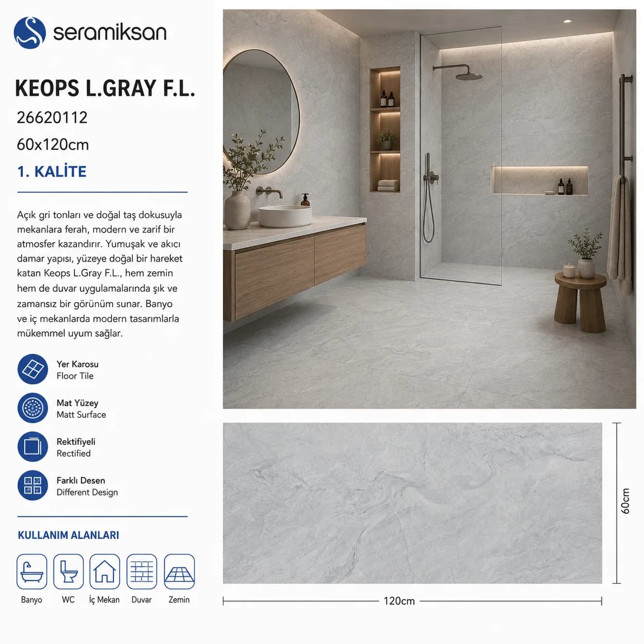 Keops Light Gray