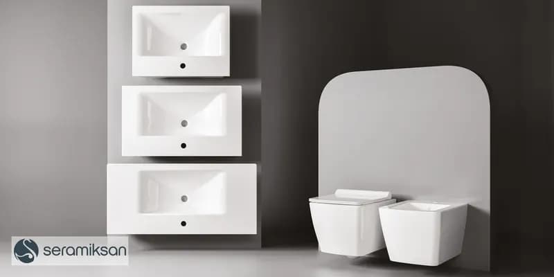Luna Flat Lavabo Mobilyaya Geçmeli