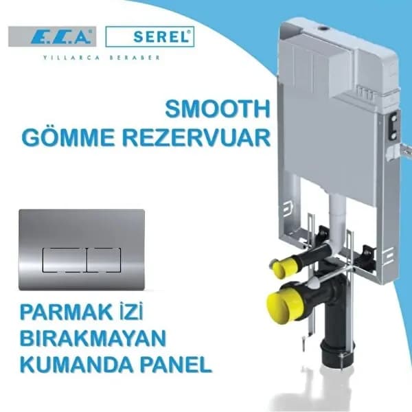 Gömme Rezervuar Helataşı Smooth Serel