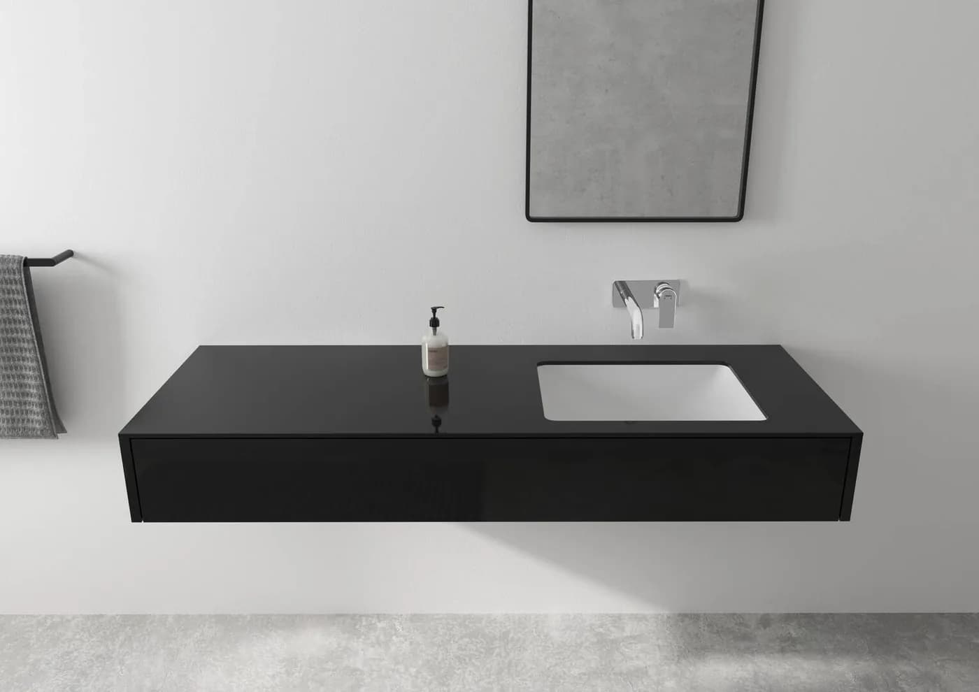 Hansgrohe Vernis Shape 2-H. Conc Basin Mix FS görsel 4