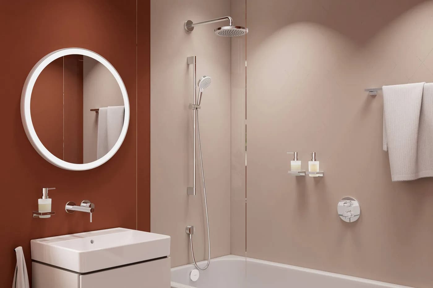 Hansgrohe Croma 220 Ecosmart Air Tepe Duşu görsel 5